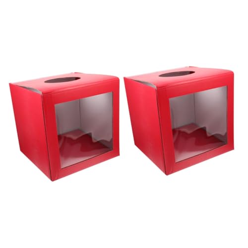 Uonlytech 2er-packung -box Container Karton Ball Spendenboxen Für Fundraising Eingeben Tombolaboxen Mit Schlitz Behälter Tombola-eimer Schlüssel Führen Los Papier Rot Uonlytech 2er-packung -box Container Karton Ball Spendenboxen Für Fundraising Eingeben Tombolaboxen Mit Schlitz Behälter Tombola-eimer Schlüssel Führen Los Papier Rot von Uonlytech