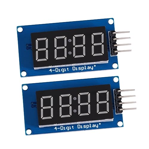 Uonlytech Einstellbare Helligkeit 4- -Segment-anzeigemodul Einfache Installation für Uhr von Uonlytech