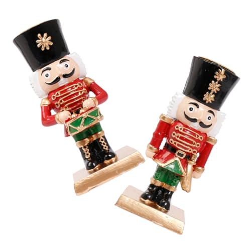 Uonlytech 2stücke Kerzenständer Aus Harz Für Weihnachtsdeko Tischdekoration Für Esstisch Und Kamin Rustikaler Kerzenhalter Für Stabkerzen Weihnachtsornament von Uonlytech