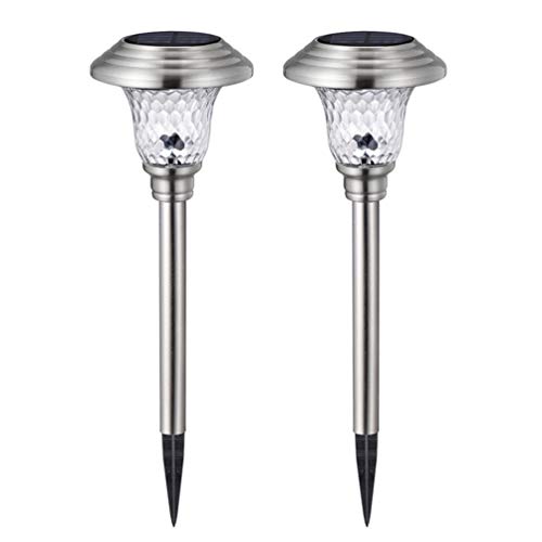 Uonlytech 2stücke Solar Power Edelstahl Glas Gartenleuchten Wasserdichte Landschaftsbeleuchtung Für Garten Gehweg Und Rasen Stilvolle Außenlampen Für Traumhafte Akzente Uonlytech 2stücke Solar Power Edelstahl Glas Gartenleuchten Wasserdichte Landschaftsbeleuchtung Für Garten Gehweg Und Rasen Stilvolle Außenlampen Für Traumhafte Akzente von Uonlytech