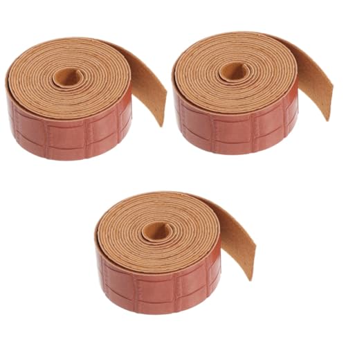 Uonlytech 3 Rollen einlagiger Lederriemen Streifen Basteln Kabel bastelleder leathercrafting Lederriemen für Rucksäcke Schultergurt Leder herstellen Bastelmaterial aus Leder PU-Leder Uonlytech 3 Rollen einlagiger Lederriemen Streifen Basteln Kabel bastelleder leathercrafting Lederriemen für Rucksäcke Schultergurt Leder herstellen Bastelmaterial aus Leder PU-Leder von Uonlytech