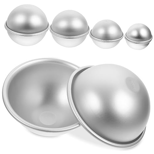 Uonlytech 3 Sätze Backformen Diy Kugel Formen Für Kuchen Und Desserts Hohe Temperaturbeständigkeit Leicht Zu Reinigen Entformen Für Kreative Backprojekte 5 Paare * 3 Uonlytech 3 Sätze Backformen Diy Kugel Formen Für Kuchen Und Desserts Hohe Temperaturbeständigkeit Leicht Zu Reinigen Entformen Für Kreative Backprojekte 5 Paare * 3 von Uonlytech