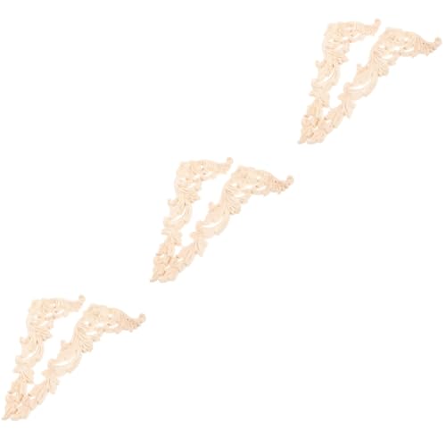 Uonlytech 3 Sätze Holzapplikationen Für Möbel Holz Geschnitzte Ornamente Für Türen Schränke Regale Vintage Möbel Dekoration Unlakiert Vielseitig Einsetzbar 2 Stück * 3 Uonlytech 3 Sätze Holzapplikationen Für Möbel Holz Geschnitzte Ornamente Für Türen Schränke Regale Vintage Möbel Dekoration Unlakiert Vielseitig Einsetzbar 2 Stück * 3 von Uonlytech