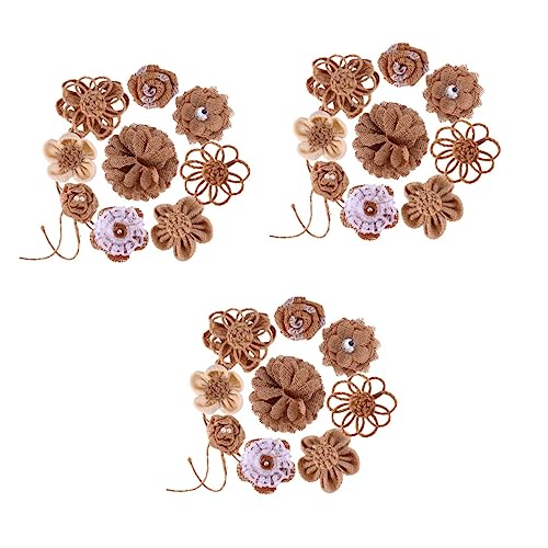 Uonlytech 3 Sätze Teiliges DIY Jute Blumen Dekorationsset Natürliche Handgemachte Blumen Für Hochzeiten Partys Und Bastelprojekte Vintage Stil Vielseitig Einsetzbar 9 Stücke * 3 Uonlytech 3 Sätze Teiliges DIY Jute Blumen Dekorationsset Natürliche Handgemachte Blumen Für Hochzeiten Partys Und Bastelprojekte Vintage Stil Vielseitig Einsetzbar 9 Stücke * 3 von Uonlytech