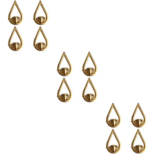 Uonlytech 3 Sätze Wassertropfenförmige Schraubverschlussschnalle Taschenschlösser Schloss Clutch Bag Zubehör Tasche Hardware Taschenschloss Golden 4 Stück * 3 Uonlytech 3 Sätze Wassertropfenförmige Schraubverschlussschnalle Taschenschlösser Schloss Clutch Bag Zubehör Tasche Hardware Taschenschloss Golden 4 Stück * 3 von Uonlytech