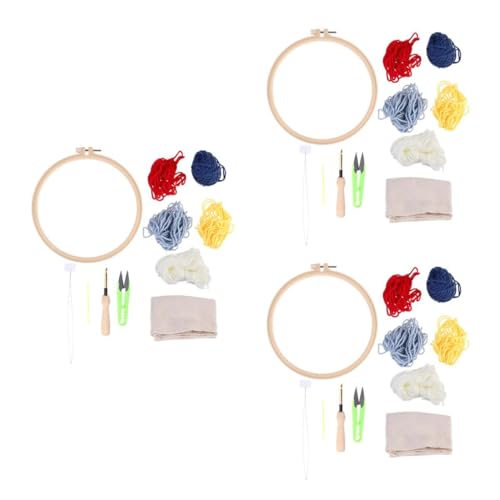 Uonlytech 3 Sets Stempelstickerei Materialpaket Anfängernadeln Sticksets Für Erwachsene Punch Stamped Stitch Stickmuster Kinderstofffarben Stichsets Bastelstarter Holz Uonlytech 3 Sets Stempelstickerei Materialpaket Anfängernadeln Sticksets Für Erwachsene Punch Stamped Stitch Stickmuster Kinderstofffarben Stichsets Bastelstarter Holz von Uonlytech