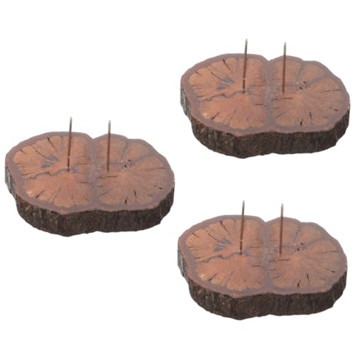 Uonlytech 3 Stück Doll Display Stand Holz Praktischer Puppenständer für Gehäkelte Puppen Stabiler und Multifunktionaler Halter für DIY Filzpuppen für Schreibtisch und Vitrine von Uonlytech