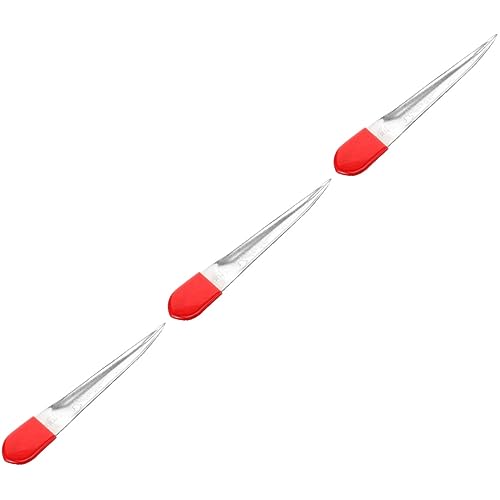 Uonlytech 3 Stück Edelstahl -Stahl -Messer Möbel Rattan-Reparatur Stock Fix Weidenkorb Werkzeug Wicker Repair Kit reparaturset für korbsessel Korbreparatur Rostfreier Stahl von Uonlytech