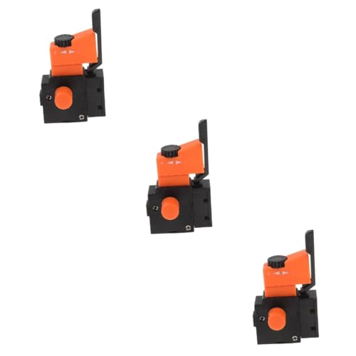 Uonlytech 3stücke Handbohrmaschine Geschwindigkeitssteuerung Schalter Trigger Switch Für Präzise Drehzahlregelung Praktische Und Langlebige Steuerung Für Elektrische Handbohrer von Uonlytech