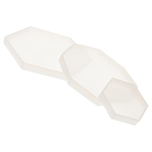 Uonlytech 3 Stück Geometrische Silikonformen für Epoxidharz Gießen Flexible Wiederverwendbare Tablett und Untersetzer Moulds Geruchsneutral Leicht zu Reinigen für DIY Dekoration und Uonlytech 3 Stück Geometrische Silikonformen für Epoxidharz Gießen Flexible Wiederverwendbare Tablett und Untersetzer Moulds Geruchsneutral Leicht zu Reinigen für DIY Dekoration und von Uonlytech