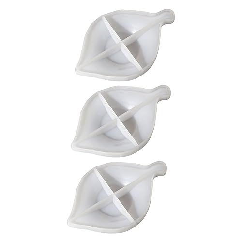 Uonlytech 3 Stück Silikonform für Untersetzer mit Blattdesign Diy Tray Gießform Hochwertigem Silikon für Handarbeiten und Designs Uonlytech 3 Stück Silikonform für Untersetzer mit Blattdesign Diy Tray Gießform Hochwertigem Silikon für Handarbeiten und Designs von Uonlytech