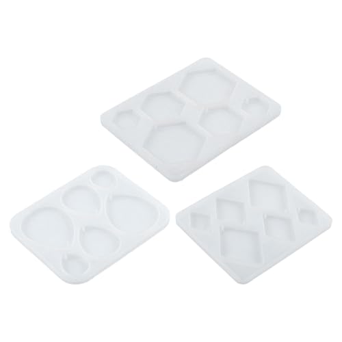 Uonlytech 3 Stück Silikonform für geometrische Ohrringe: Harzformen für Ohrringanhänger – große tropfenförmige Sechseck-Designs für einzigartigen Schmuck Uonlytech 3 Stück Silikonform für geometrische Ohrringe: Harzformen für Ohrringanhänger – große tropfenförmige Sechseck-Designs für einzigartigen Schmuck von Uonlytech
