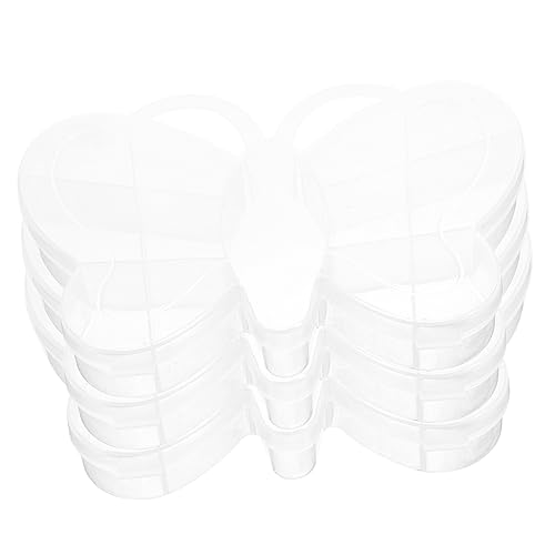 Uonlytech 3 Stück Transparente Kunststoff Aufbewahrungsboxen Schmetterlingsform Kleine Bead Organizer Boxen mit Hoher Kapazität für Perlen Schmuck Kleinteile Vielseitige Mini Sammelbehälter Uonlytech 3 Stück Transparente Kunststoff Aufbewahrungsboxen Schmetterlingsform Kleine Bead Organizer Boxen mit Hoher Kapazität für Perlen Schmuck Kleinteile Vielseitige Mini Sammelbehälter von Uonlytech