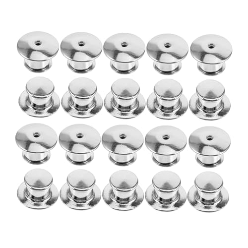 Uonlytech 30 Stück Emaille-Pin-Verriegelung zurück Stiftverriegelung zurück sperren brosche kupplung dübel Arretierung für Anstecknadelrücken Abzeichen sichern Halterverschluss Metall Silber Uonlytech 30 Stück Emaille-Pin-Verriegelung zurück Stiftverriegelung zurück sperren brosche kupplung dübel Arretierung für Anstecknadelrücken Abzeichen sichern Halterverschluss Metall Silber von Uonlytech