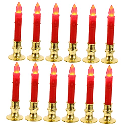 Uonlytech 3sets Künstliche Kerze Lampe Elektrische Kerze Licht Hause Dekoration Licht Flammenlose Kerze Wärmer Wiederaufladbare Kerze 12 Stücke * 3 von Uonlytech