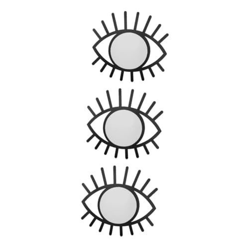 Uonlytech 3St Spiegelaufkleber aus Acryl Wandspiegel mit großem Auge runder Kosmetikspiegel Acrylspiegel für die Wand Wandtattoos abziehen und aufkleben entfernbare Wandaufkleber Black Uonlytech 3St Spiegelaufkleber aus Acryl Wandspiegel mit großem Auge runder Kosmetikspiegel Acrylspiegel für die Wand Wandtattoos abziehen und aufkleben entfernbare Wandaufkleber Black von Uonlytech