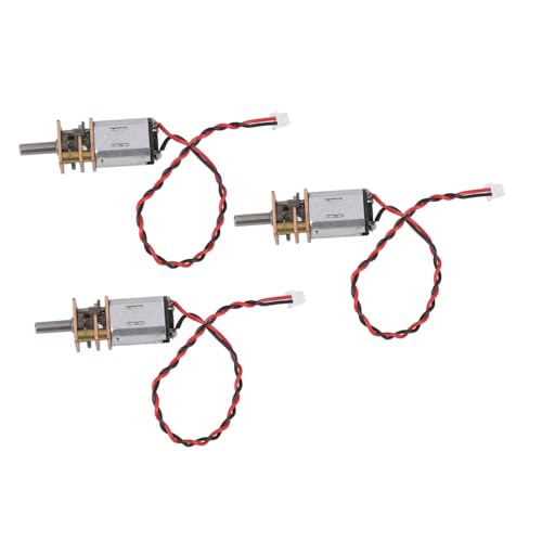 Uonlytech 3Stücke Mikro Reduktionsmotor Dc Metallgetriebe Motor für DIY Projekte Kleiner Motor mit Hoher Haltbarkeit für Elektronische Geräte und Modellbau Uonlytech 3Stücke Mikro Reduktionsmotor Dc Metallgetriebe Motor für DIY Projekte Kleiner Motor mit Hoher Haltbarkeit für Elektronische Geräte und Modellbau von Uonlytech