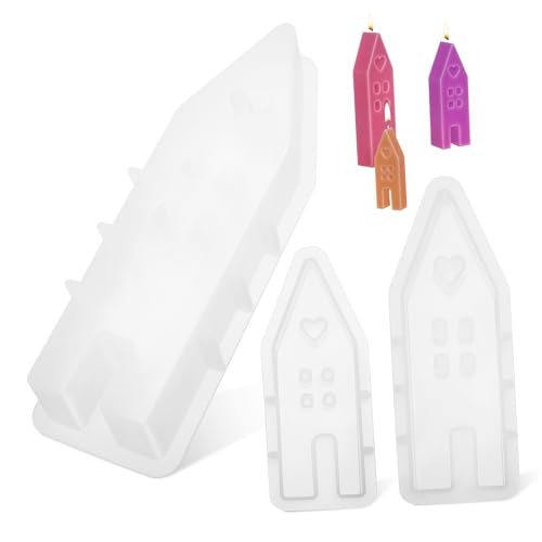 Uonlytech Silikon Kerzenformen für Hauskerzen 3 Stück Hitzebeständig Vielseitig Einsetzbar für Kerzen und Seifenherstellung Uonlytech Silikon Kerzenformen für Hauskerzen 3 Stück Hitzebeständig Vielseitig Einsetzbar für Kerzen und Seifenherstellung von Uonlytech