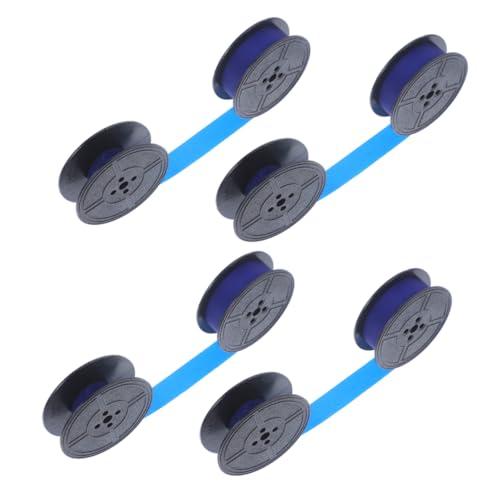 Uonlytech 4 Paare Schreibmaschine Tintengürtel Farbbandspule für Schreibmaschine altes schreibmaschinenband Maschinenband hinzufügen universelles Schreibmaschinenfarbband Druckerband Nylon von Uonlytech