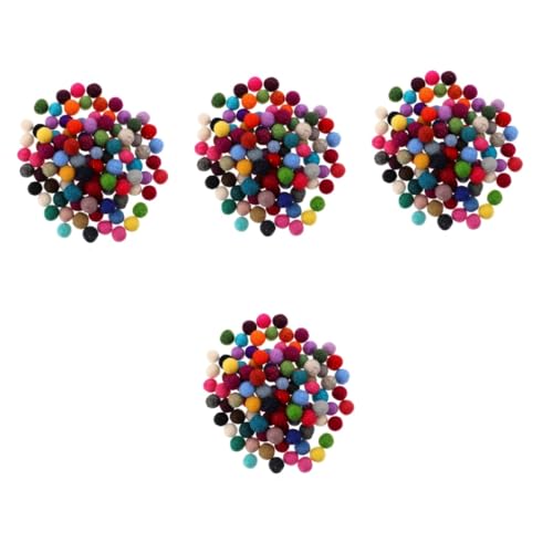 Uonlytech 4 Sätze Filzkugeln Wolle Handgemachte Dekorationskugeln Für DIY Projekte Bastelmaterial Für Schmuck Haaraccessoires Und Wohnraumgestaltung 100 Stück * 4 Uonlytech 4 Sätze Filzkugeln Wolle Handgemachte Dekorationskugeln Für DIY Projekte Bastelmaterial Für Schmuck Haaraccessoires Und Wohnraumgestaltung 100 Stück * 4 von Uonlytech