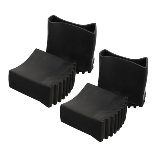 Uonlytech 4 Stck Rutschfeste Leiterfußschutzkappen aus Gummi Leiterfußabdeckungen für Klappleitern Stabile Fußkappen für Mehr und Bodenschutz bei Heimwerkern von Uonlytech