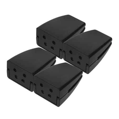 Uonlytech 4 Stück Büroschreibtisch repariert Clip Schreibtischteiler Sichtschutz-Schreibtischplattenhalterung industriell Trennwandhalterung, Brillen-Clips Trennwandclip Aluminiumlegierung von Uonlytech