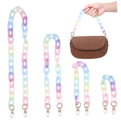 Uonlytech 4 Stück Handtaschen Kettenriemen Geldbörsenverlängerung Metallverschlüsse Stilvolle Selbstgemacht Taschenkette Vielseitiges Taschenaccessoire Uonlytech 4 Stück Handtaschen Kettenriemen Geldbörsenverlängerung Metallverschlüsse Stilvolle Selbstgemacht Taschenkette Vielseitiges Taschenaccessoire von Uonlytech