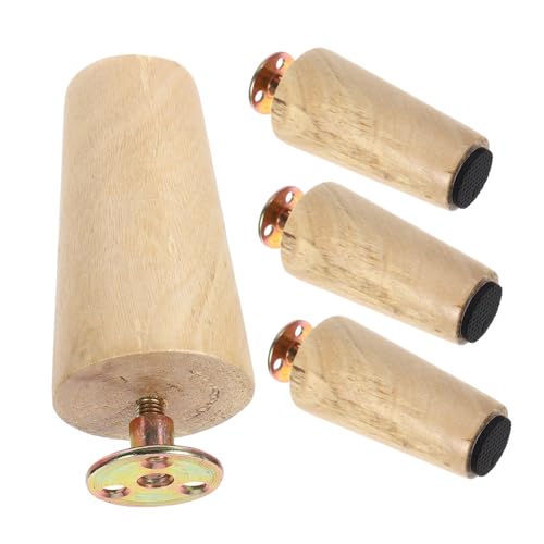 Uonlytech 4 Stück Holz Möbelbeine Verjüngte Tisch und Sofafüße Massivem Holz für DIY Projekte im Wohn und Bürobereich Montageschrauben und Bodenschonern Uonlytech 4 Stück Holz Möbelbeine Verjüngte Tisch und Sofafüße Massivem Holz für DIY Projekte im Wohn und Bürobereich Montageschrauben und Bodenschonern von Uonlytech