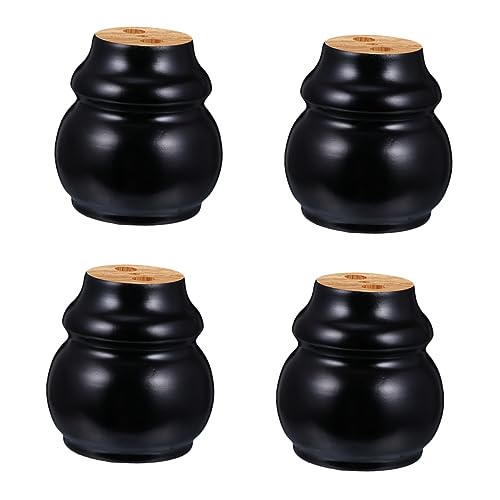 Uonlytech 4 Stück Holzmöbelbeine Moderne Sofa Füße Massivem Holz Stabile Möbelbeine für Sideboards Sofas und Tische DIY Möbelbeine für Stilvolles Wohnen von Uonlytech