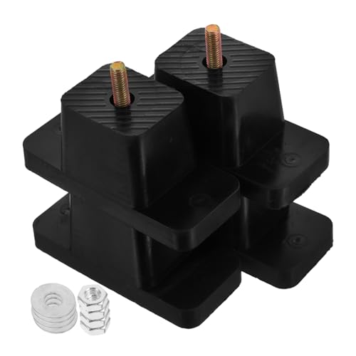 Uonlytech Universal Isolators 4 Stück Verdickte Gummipads Für Klimaanlagen - Matten von Uonlytech
