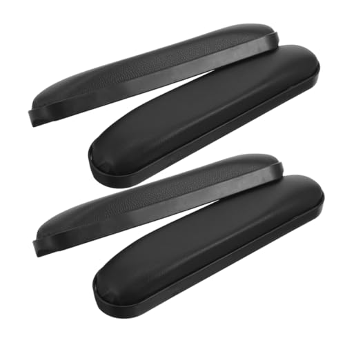 Uonlytech 4 Stück Rollstuhlteile Ersatzteil Arm Fahren anbringbar fit Unterlage Zurück Unterstützung Stuhlzubehör Zubehör für Rollstühle Schwamm Black von Uonlytech