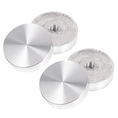 Uonlytech 4 Stück Runder Kuchen Aus Massivem Aluminium Festplatten Draht Gestell Tragbare Sitze Kit Decke Satellitendecke Led-deckenleuchte Decke Decke Mehrere Mesa Aluminiumlegierung Silver von Uonlytech