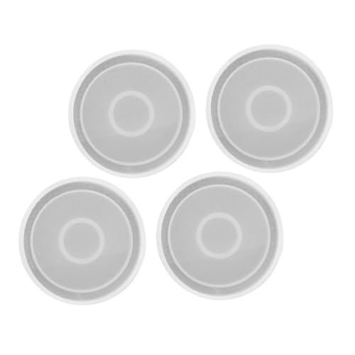 Uonlytech 4 Stück Silikonform Untersetzer Rund Langlebig Bpa Frei für DIY Epoxidharz Gießen Glatte Oberfläche Leicht Entformbar Geeignet für Tassen Kreative Bastelprojekte Uonlytech 4 Stück Silikonform Untersetzer Rund Langlebig Bpa Frei für DIY Epoxidharz Gießen Glatte Oberfläche Leicht Entformbar Geeignet für Tassen Kreative Bastelprojekte von Uonlytech