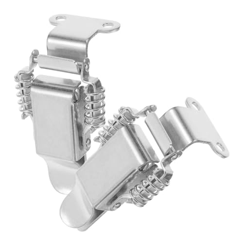 Uonlytech 4 Stück Spring Loaded Toggle Hasp Kastenverschluss für Holzbox Werkzeugkiste Schmuckkoffer Truhe von Uonlytech