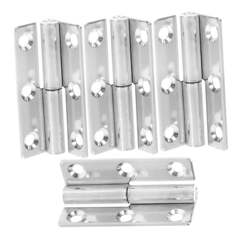 Uonlytech 4 Stück Teiliges Edelstahl Türscharniere Abnehmbar Schwerlast für Türen Fenster Schränke Vielseitig Robust Langlebig Uonlytech 4 Stück Teiliges Edelstahl Türscharniere Abnehmbar Schwerlast für Türen Fenster Schränke Vielseitig Robust Langlebig von Uonlytech