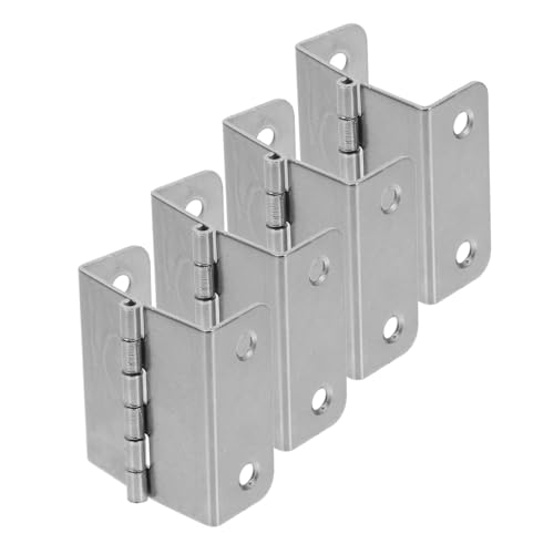 Uonlytech 4 Stück Teiliges Faltscharnierset aus Metall Vierfach Klappbar Winkel Kleine Scharniere für Schranktüren Möbel Fenster und Klapptische Langlebig und Leicht zu Öffnen Uonlytech 4 Stück Teiliges Faltscharnierset aus Metall Vierfach Klappbar Winkel Kleine Scharniere für Schranktüren Möbel Fenster und Klapptische Langlebig und Leicht zu Öffnen von Uonlytech