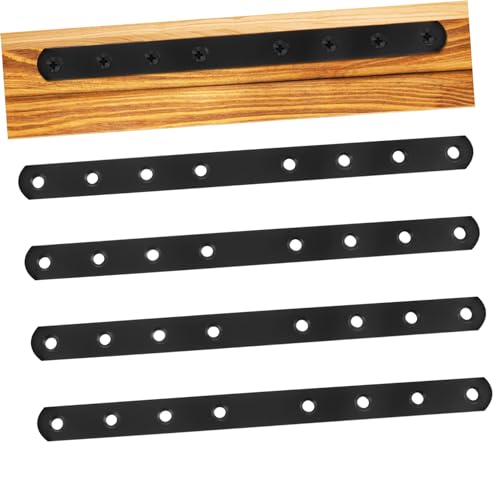 Uonlytech 4 Stück Teiliges Flachverbinder Rostfreie Metallbefestigungsplatten mit Mehrlochdesign Stabile Gerade Winkelstreben für Möbel Vielseitig für Holzreparatur und Möbelmontage Uonlytech 4 Stück Teiliges Flachverbinder Rostfreie Metallbefestigungsplatten mit Mehrlochdesign Stabile Gerade Winkelstreben für Möbel Vielseitig für Holzreparatur und Möbelmontage von Uonlytech