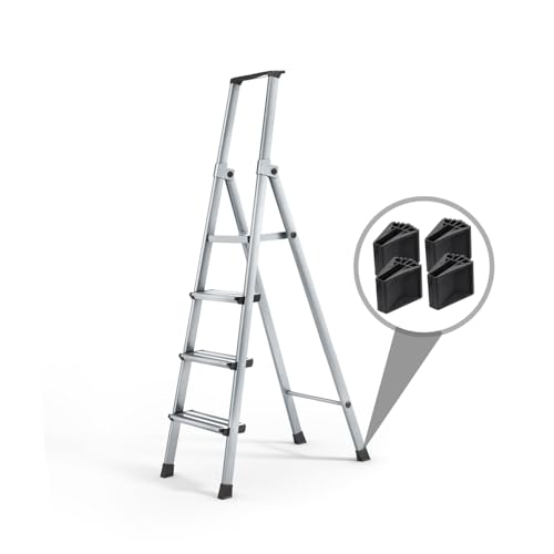 Uonlytech 4 Stück Teiliges Leiterfuß Schutzset Rutschfest Klappbar Langlebig Schonend Leiterfüße Abdeckungen Vielseitig für Haushaltsleitern Fußpads Boden Leiterbeinschutz Uonlytech 4 Stück Teiliges Leiterfuß Schutzset Rutschfest Klappbar Langlebig Schonend Leiterfüße Abdeckungen Vielseitig für Haushaltsleitern Fußpads Boden Leiterbeinschutz von Uonlytech