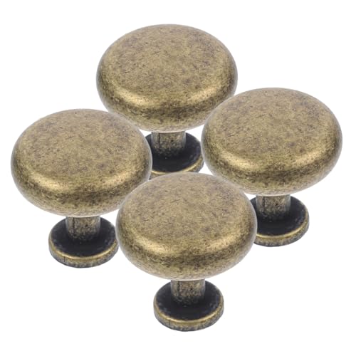 Uonlytech 4 Stück Teiliges Runde Möbelknöpfe aus Hochwertiger Zinklegierung Langlebige Möbelgriffe für Schränke Kommoden und Kleiderschränke Rostfrei Einfach zu Montieren Antikes Design von Uonlytech