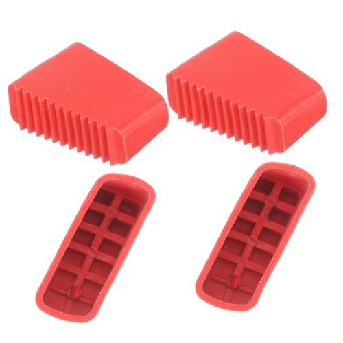Uonlytech 4 Stück Teiliges Rutschfeste Leiterfüße Gummipads Stabile Leiterfußabdeckungen für Haushalts Holzleitern Schützende Austauschbare Gummi stehleiterfüße für Sicheren Stand von Uonlytech