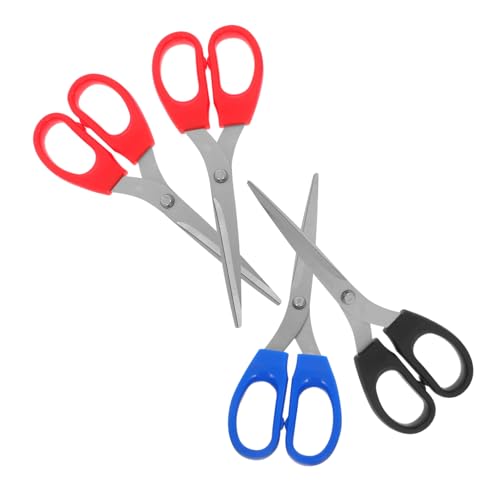 Uonlytech 4 Stück Teiliges Scheren für Abgerundeter Spitze Sichere Scharfe Klingen Ergonomischer Griff Vielseitig für Schule Heim und Bastelprojekte Kindgerechte Handhabung von Uonlytech