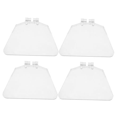 Uonlytech 4 Stück Teiliges Transparentes Augenschutz Tischschleifer Schleifmaschinen schutzschild Umfassender Schutz vor Schleifstaub Kompatibel mit Bankschleifern Sicherer Werkstatteinsatz von Uonlytech