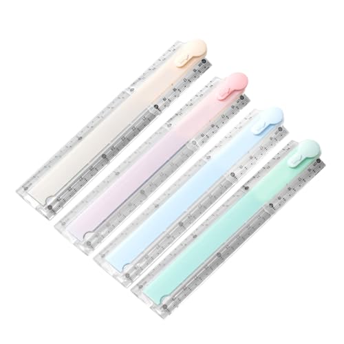 Uonlytech 4 Stück Transparentes Zeichenwerkzeug für Schüler Präzises Zeichnen mit Zentimeterangaben für Unterricht und Uonlytech 4 Stück Transparentes Zeichenwerkzeug für Schüler Präzises Zeichnen mit Zentimeterangaben für Unterricht und von Uonlytech