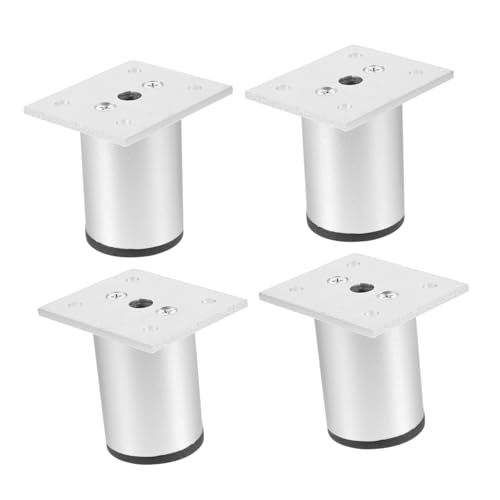 4 Stück Verstellbare Möbelbeine Höhe für Sofa Couchtisch Schrank und Tv Möbel Stabil und Leicht Moderne Möbelfüße Praktische Ersatzfüße von Uonlytech
