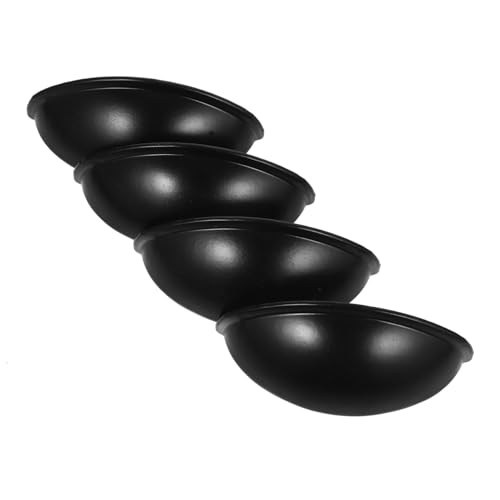 Uonlytech 4 Stück Vintage Schubladengriffe Teiliges Halbkreisgriff aus Robustem für Kommode und Kleiderschrank Einfache Montage Eleganter Retro Möbelgriff in Schwarz für Einheitliches Uonlytech 4 Stück Vintage Schubladengriffe Teiliges Halbkreisgriff aus Robustem für Kommode und Kleiderschrank Einfache Montage Eleganter Retro Möbelgriff in Schwarz für Einheitliches von Uonlytech