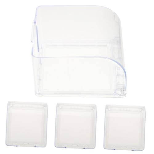 Uonlytech 4 Stück Wasserdichte Steckdosenschutz Abdeckung Spritzwassergeschützt Umweltfreundliches Material Drehbar Für Innen Außen Wohnzimmer Badezimmer Balkon Uonlytech 4 Stück Wasserdichte Steckdosenschutz Abdeckung Spritzwassergeschützt Umweltfreundliches Material Drehbar Für Innen Außen Wohnzimmer Badezimmer Balkon von Uonlytech