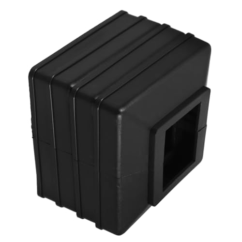 Uonlytech 4 Stück Dekorative Geländerpfostenabdeckung Robustem Kunststoff Pfostenverkleidung für Balkone Treppen und Zäune Wetterfest und Langlebig für Verbesserte Ästhetik von Uonlytech
