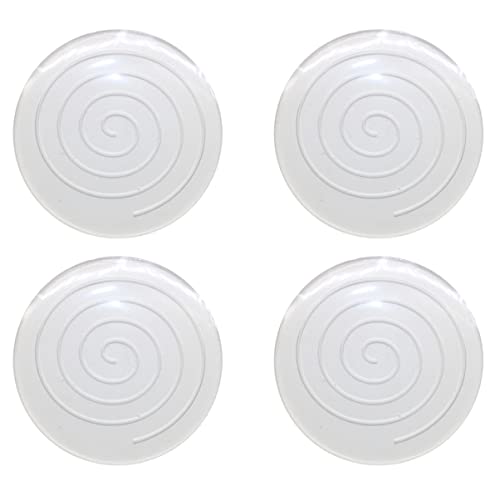 Uonlytech 4 Stücke Rutsch Möbelbeinschoner Silikon Pads Durchmesser für Tisch Stuhl und Sofa Schützt Hartböden vor Kratzern und Ist Einfach Anzubringen von Uonlytech
