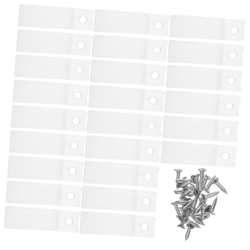 Uonlytech 40 Sätze Teiliges Transparente Schubladenstopper aus Kunststoff mit Edelstahlschrauben rutschfeste Möbel Schubladenverstärkung für Kommoden Küchen und Büroschubladen Einfache Uonlytech 40 Sätze Teiliges Transparente Schubladenstopper aus Kunststoff mit Edelstahlschrauben rutschfeste Möbel Schubladenverstärkung für Kommoden Küchen und Büroschubladen Einfache von Uonlytech