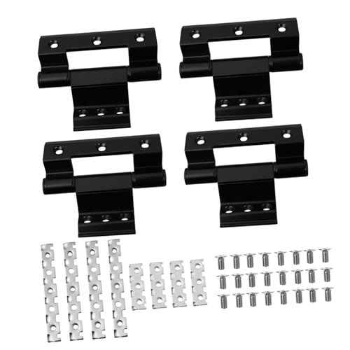 Uonlytech 4Stücke Aluminium Fensterscharnier Gebrochenes Brückenscharnier für Fenster Langlebig für Möbel und Türen Installieren von Uonlytech